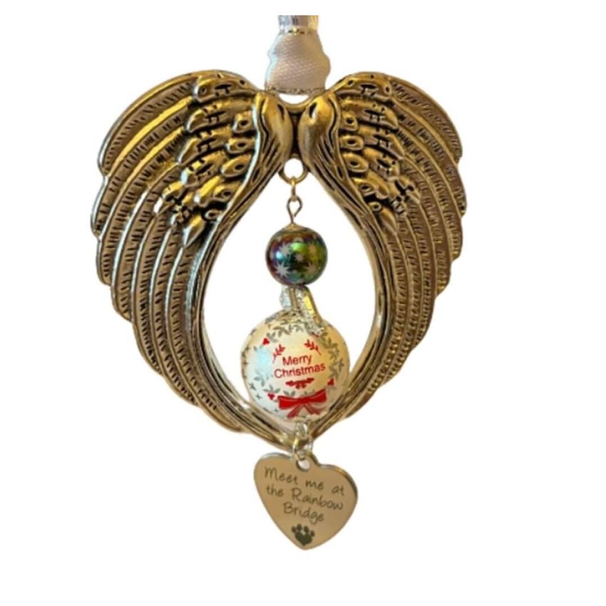 Christmas Rainbow Bridge Angel Wing Chime