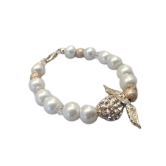 Clear Crystal Communion Angel Bracelet