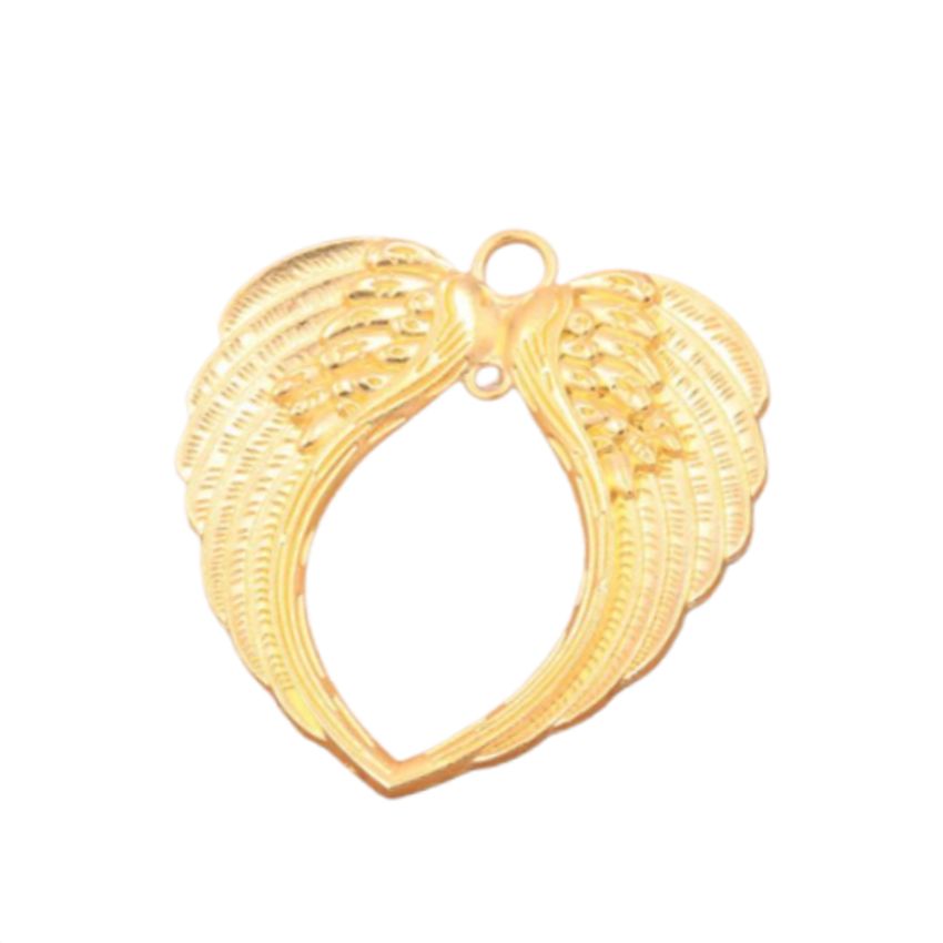 Gold Angel Wing Wind Chime Base