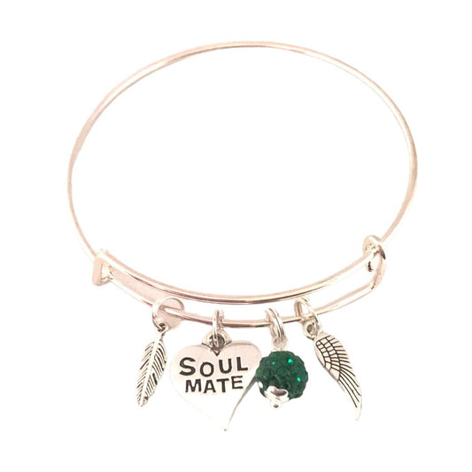 Soul Mate Charm Bangle