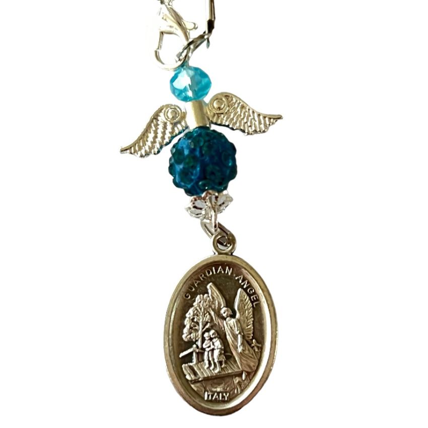 Guardian Angel Medal Car Angel