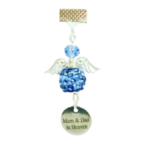 Something Blue Mam And Dad Sadly Missed Angel Charm